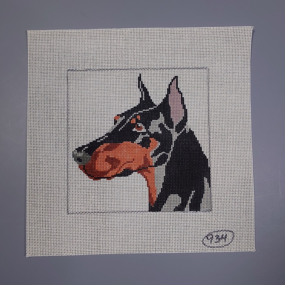 Dog Needlepoint Mesh Canvas
